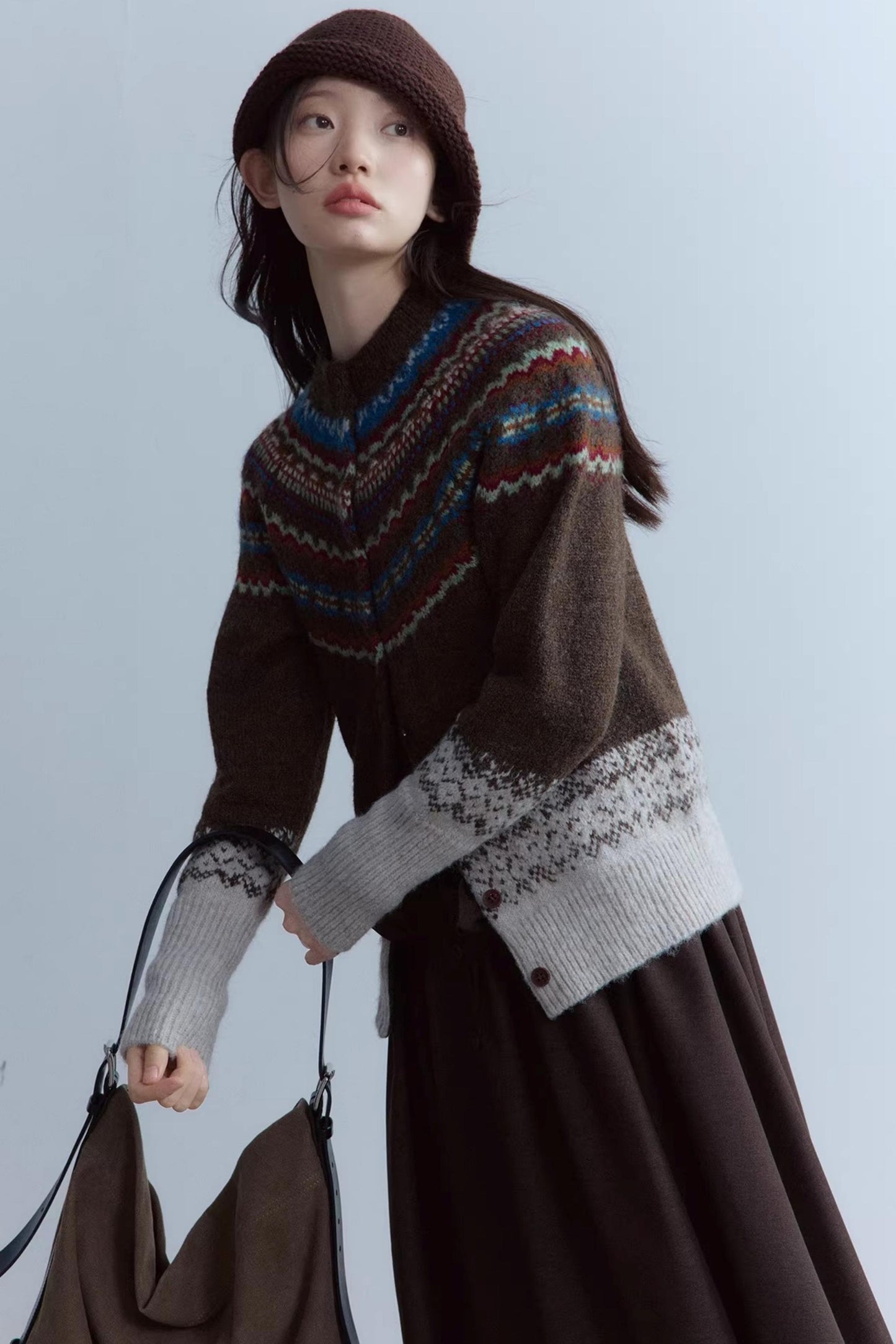 Wool Fair Isle Cardigan