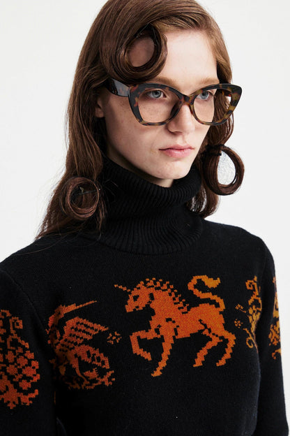 Vintage Jacquard Sweater