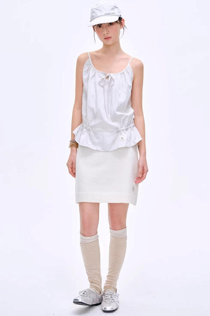 Lyocell Tie-Waist Camisole