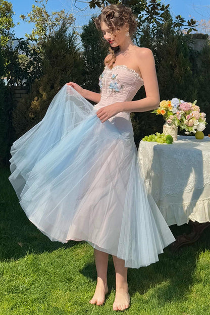 Blue Lily Bustier Set-Up