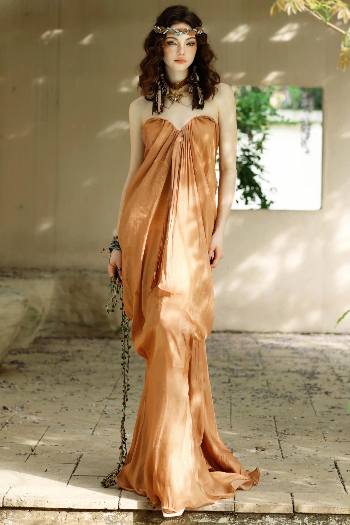 Vintage Greek Bodycon Dress