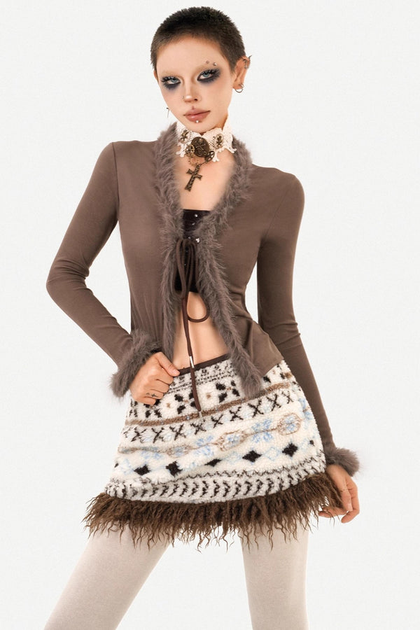 Vintage Frayed Edge Cardigan