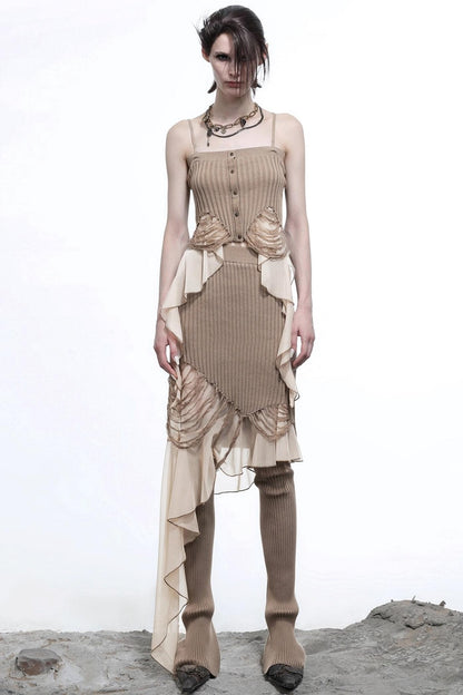 Wasteland Patchwork Knit Camisole