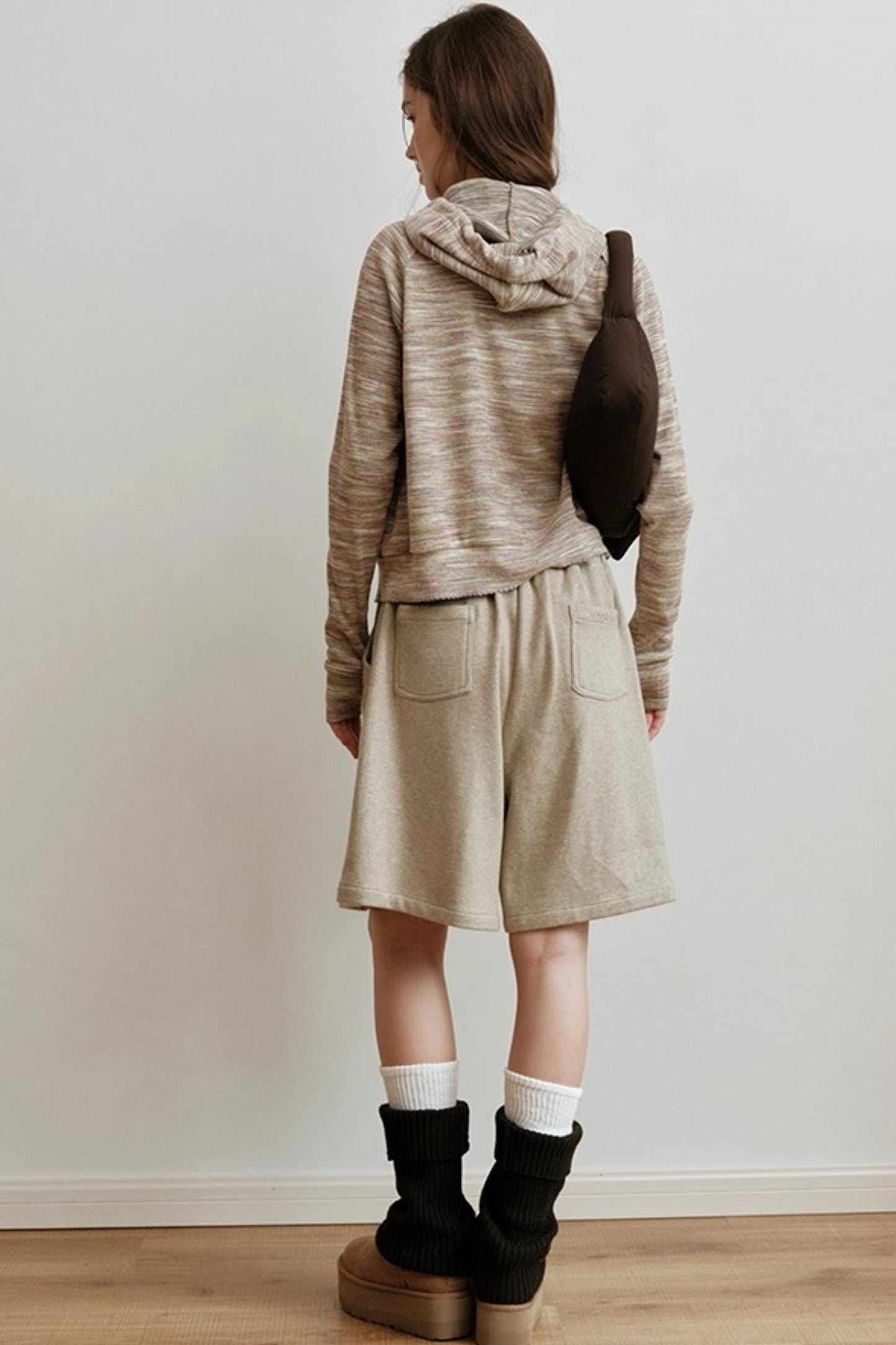 Yarn-Dyed Wool Bermuda Shorts