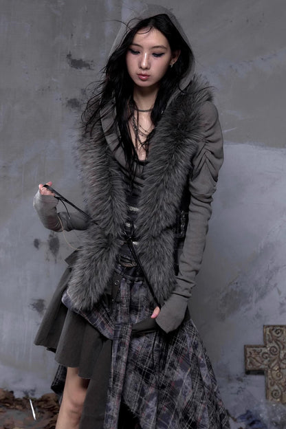 Wasteland Punk Fur Vest