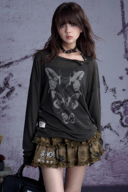 Sweetheart Camouflage Skirt