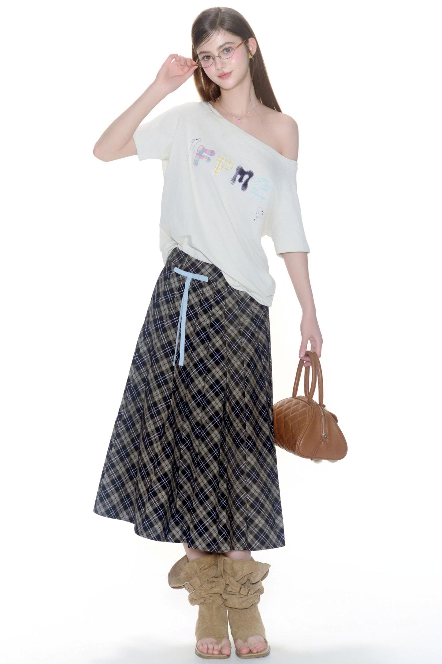 Embroidered College Tee