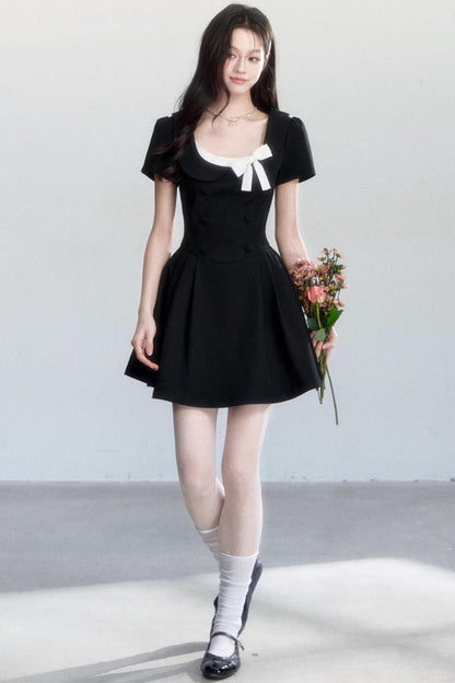 Hepburn Vintage Puffy Dress