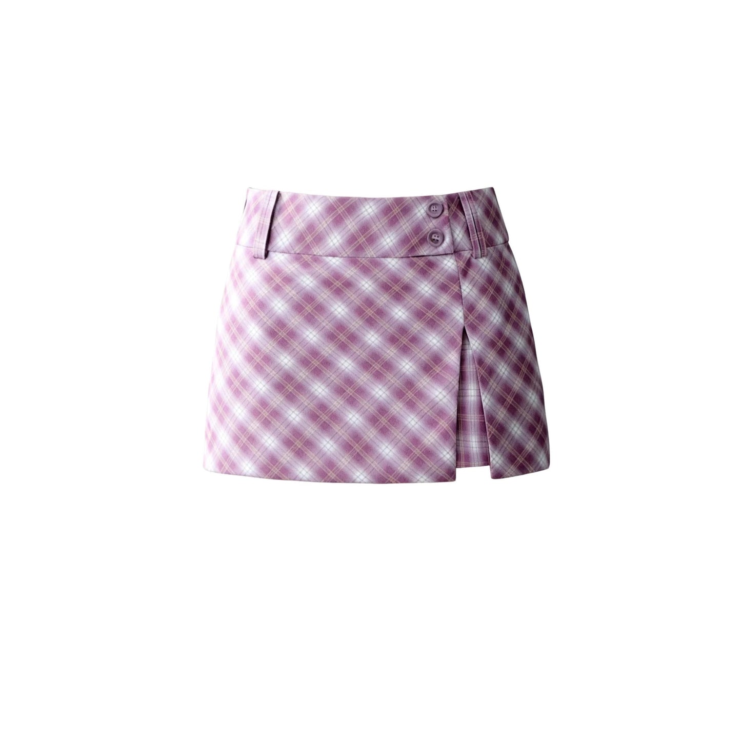 Misty Purple Patchwork Blouse Set-Up