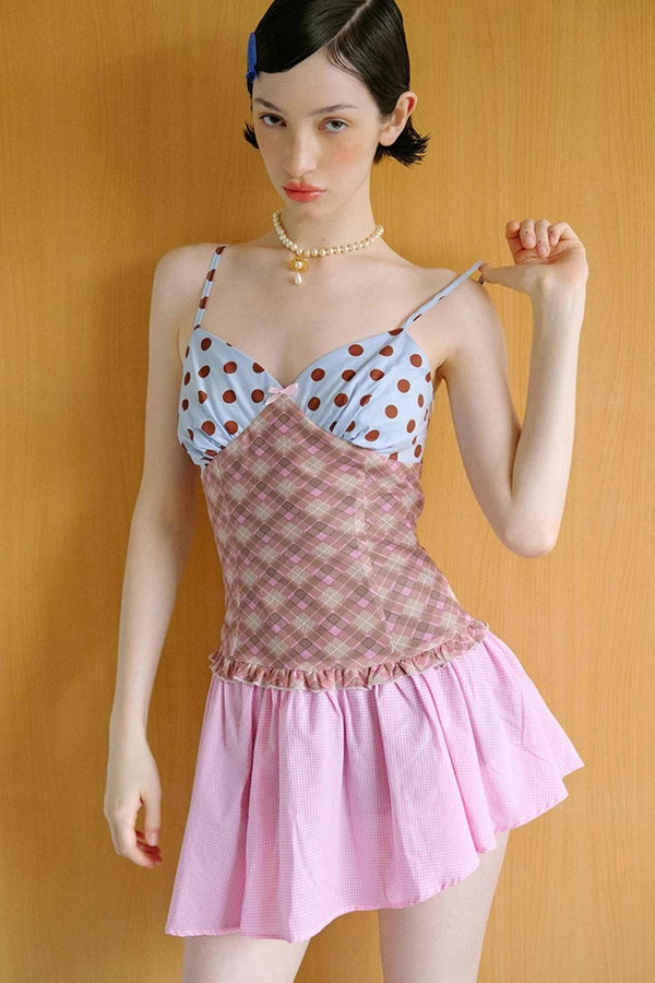 Halter Floral Dress Set-Up