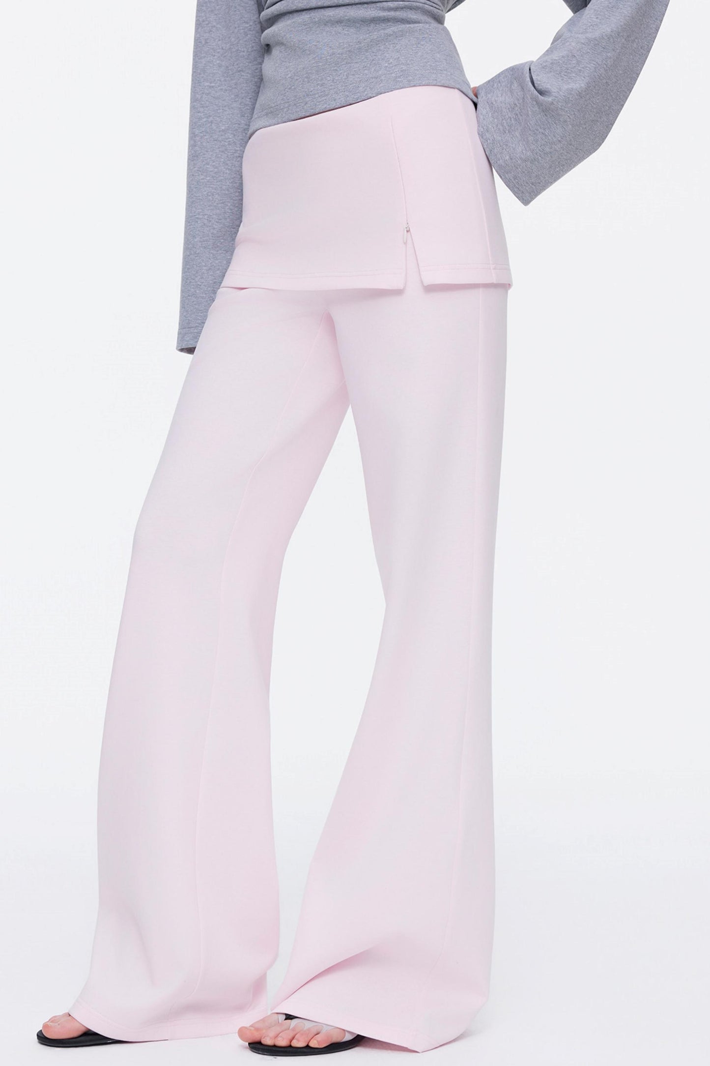 Skin-Friendly Knit Skirt Pants