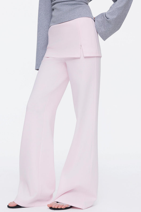 Skin-Friendly Knit Skirt Pants