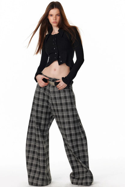 Vintage Polka Dot Slim Long Sleeve T-Shirt