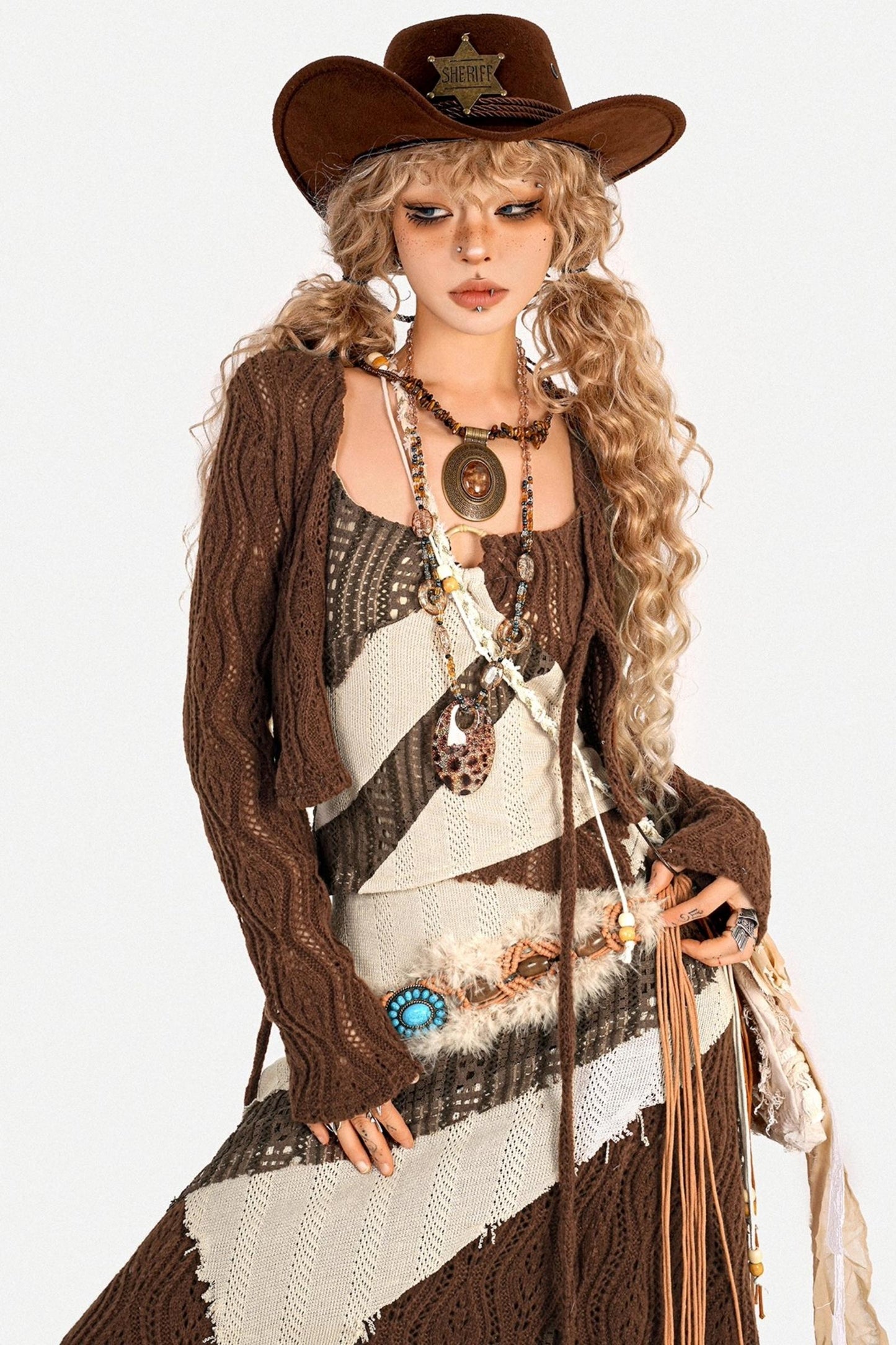 Milky Cool Art Skirt Set-Up