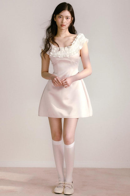 Pink Patchwork Dress