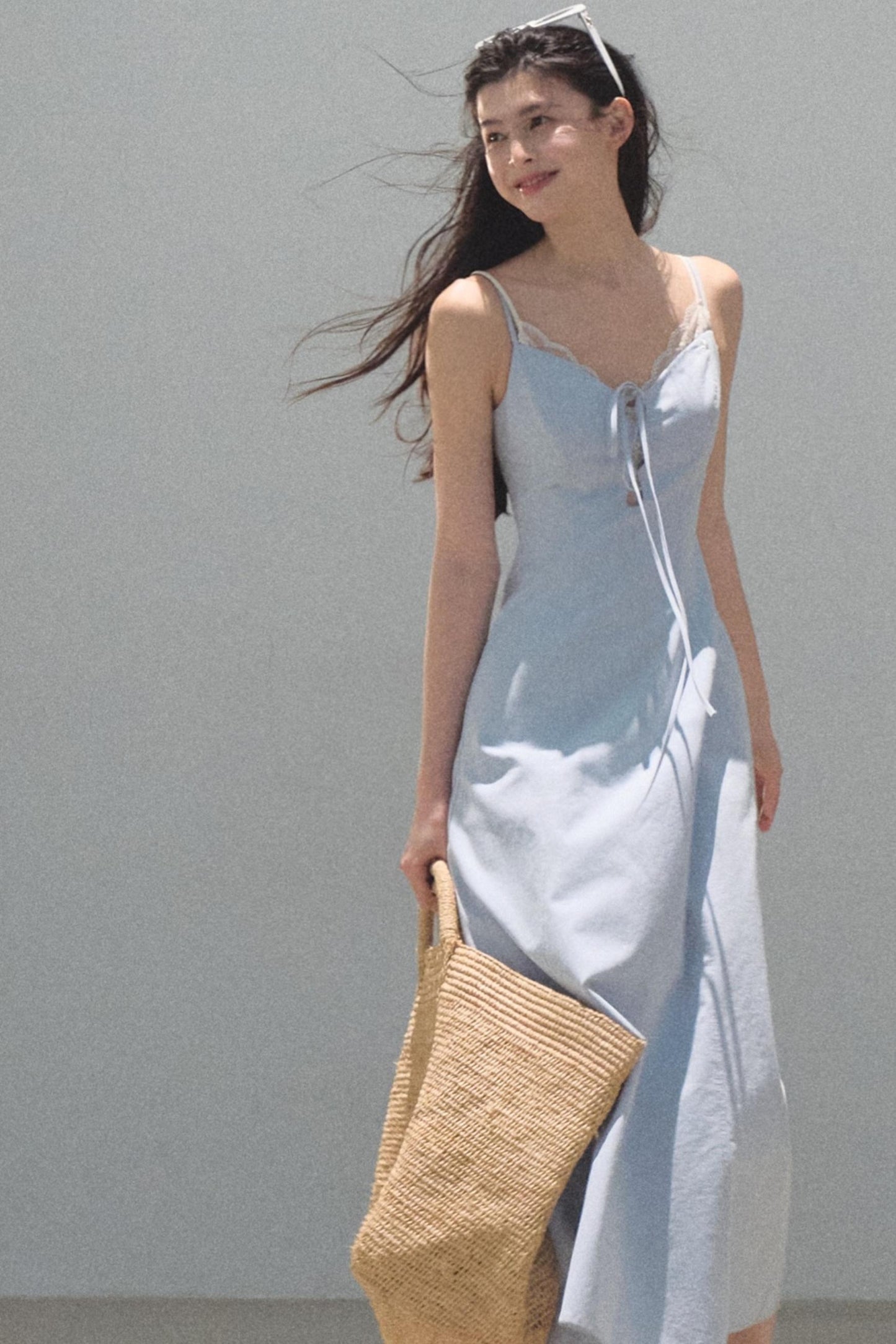 Tranquility Denim Slip Dress