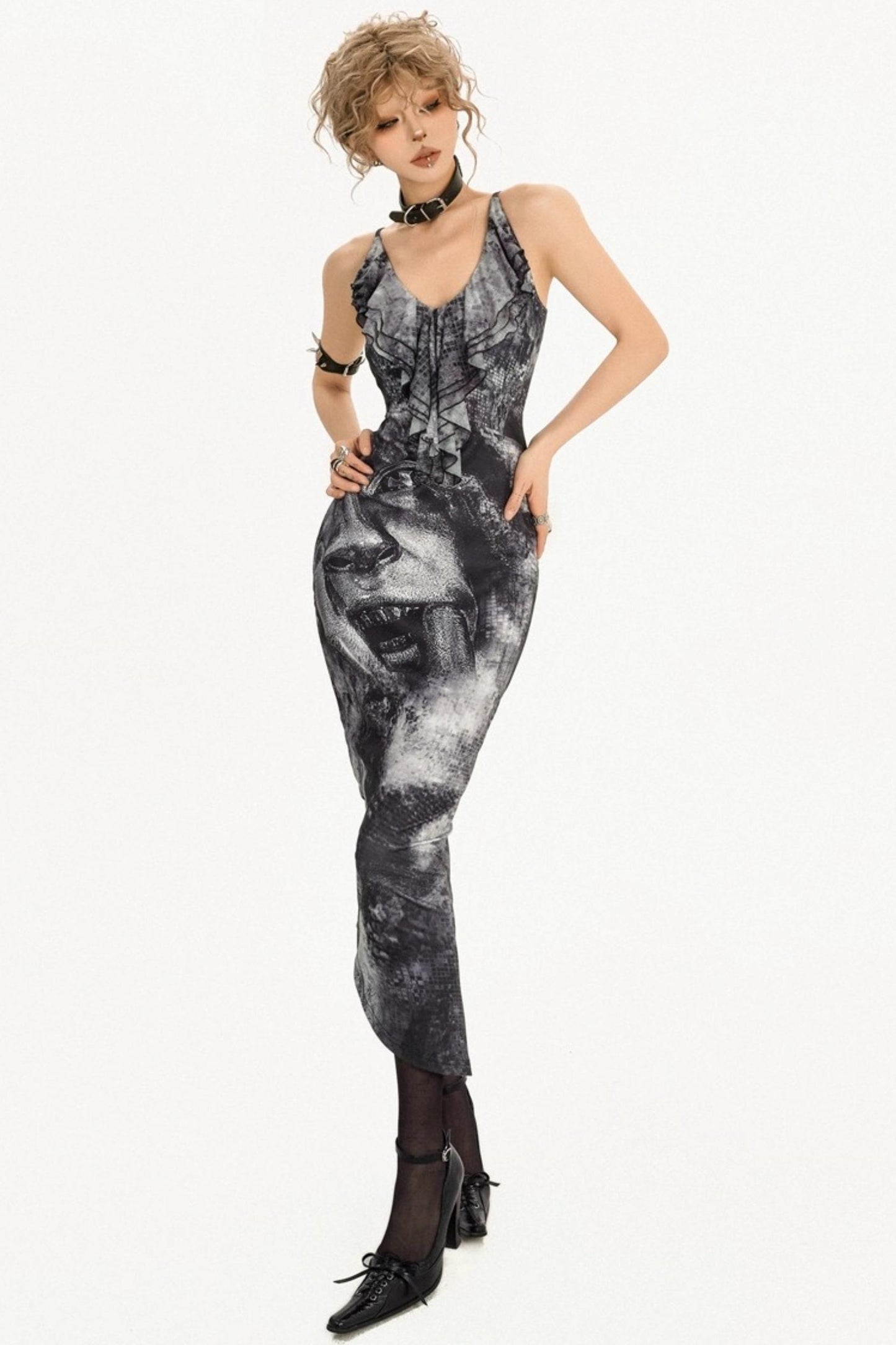 Cyberpunk Slip Dress