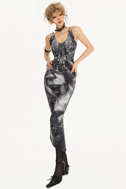 Cyberpunk Slip Dress