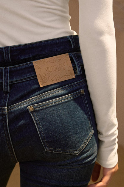 Vintage Fleece-Lined Slim-Fit Jeans