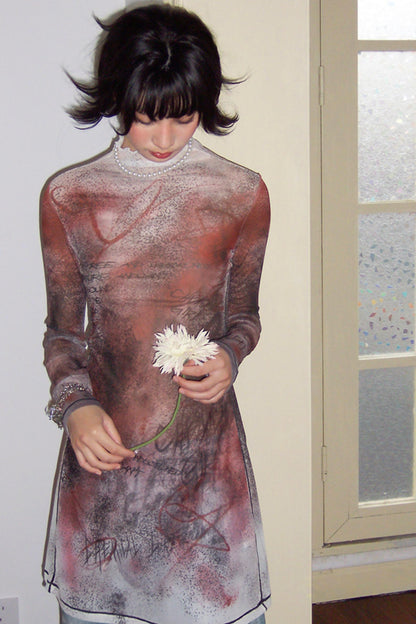 Neon Graffiti Long Sleeve Tee