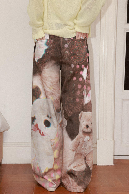 Doll Club Wide-Leg Jeans