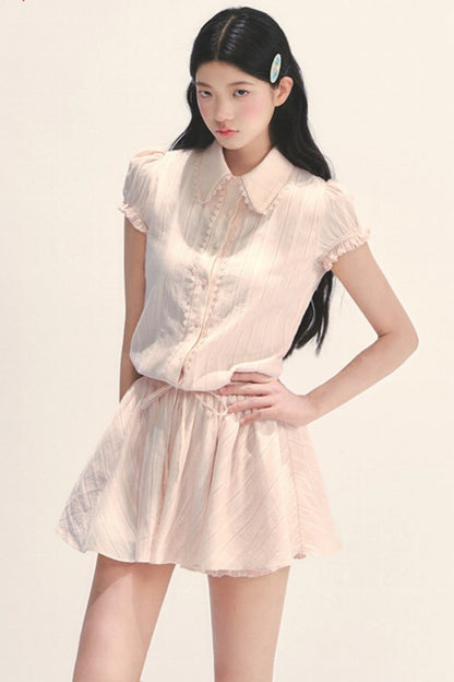 Vintage Pink Summer Dress