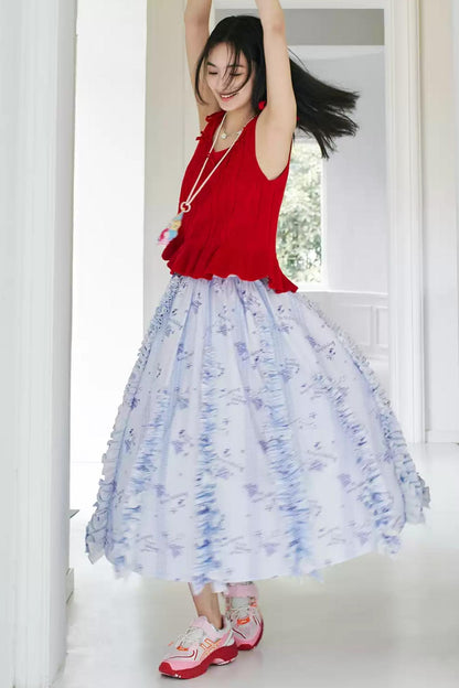 Summer Lace A-Line Skirt