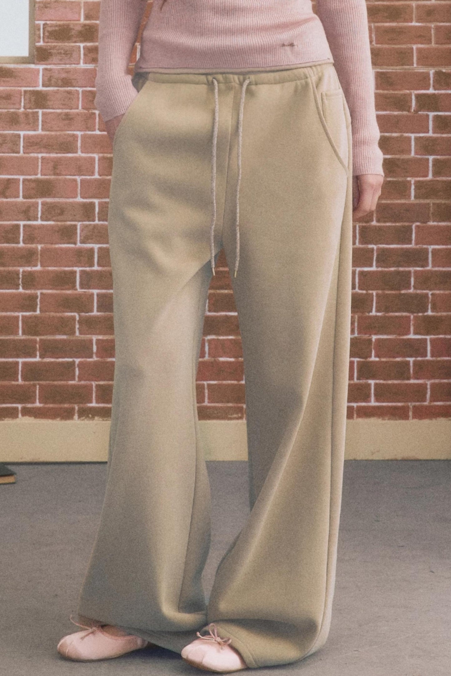 Simple Gray Fleece Sweatpants