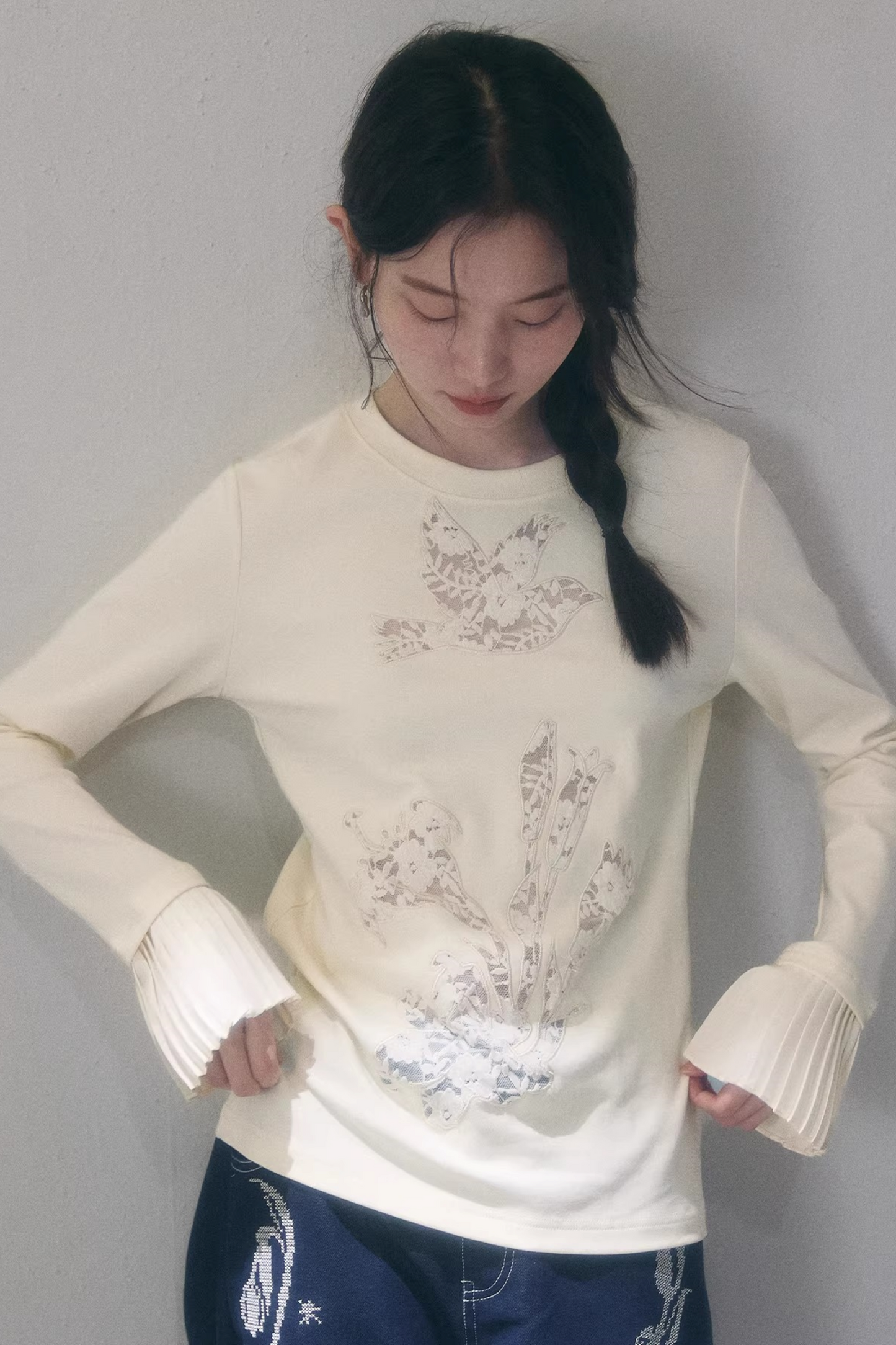 Flower Lily Lace Top