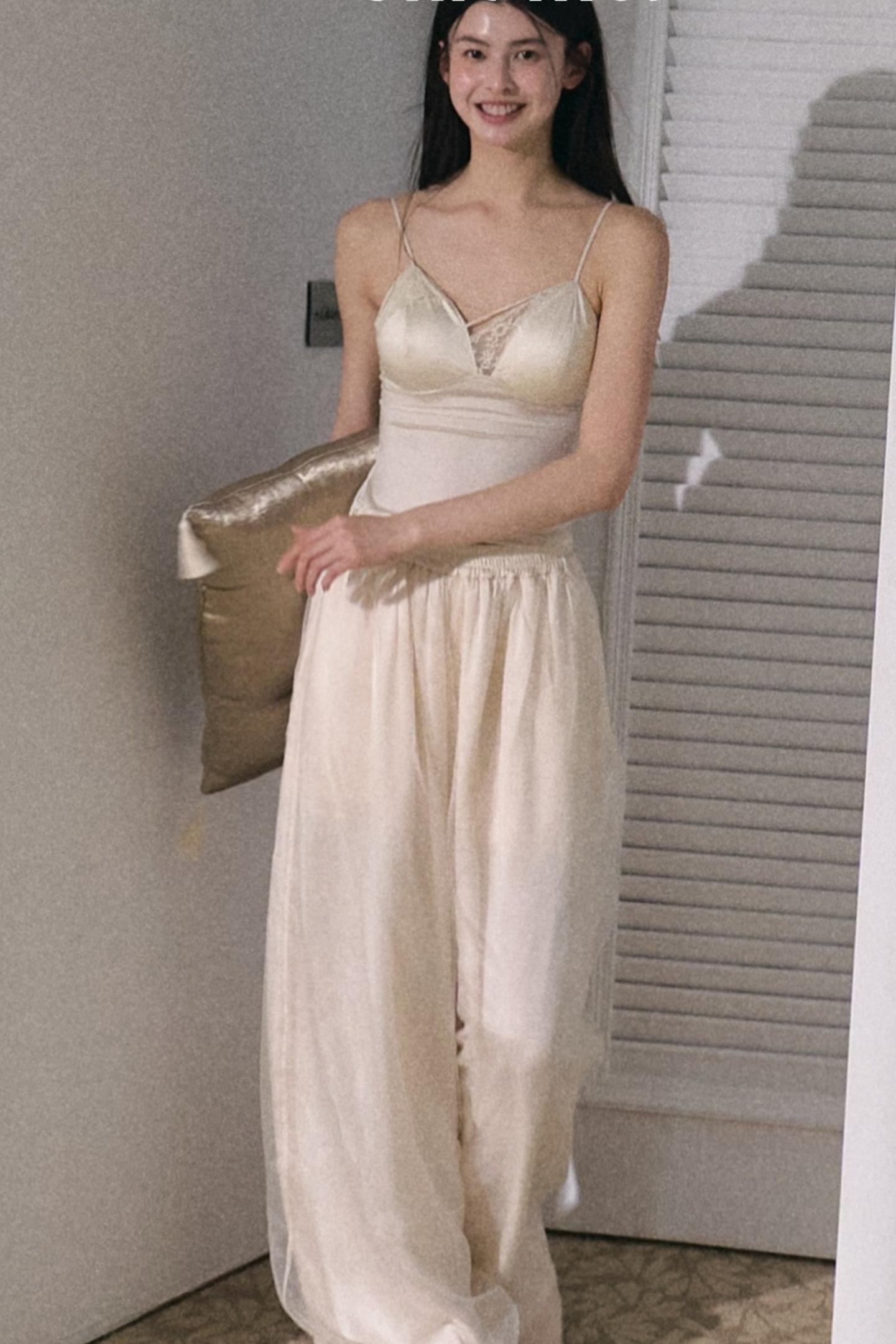 Wake Up Satin Lace Camisole