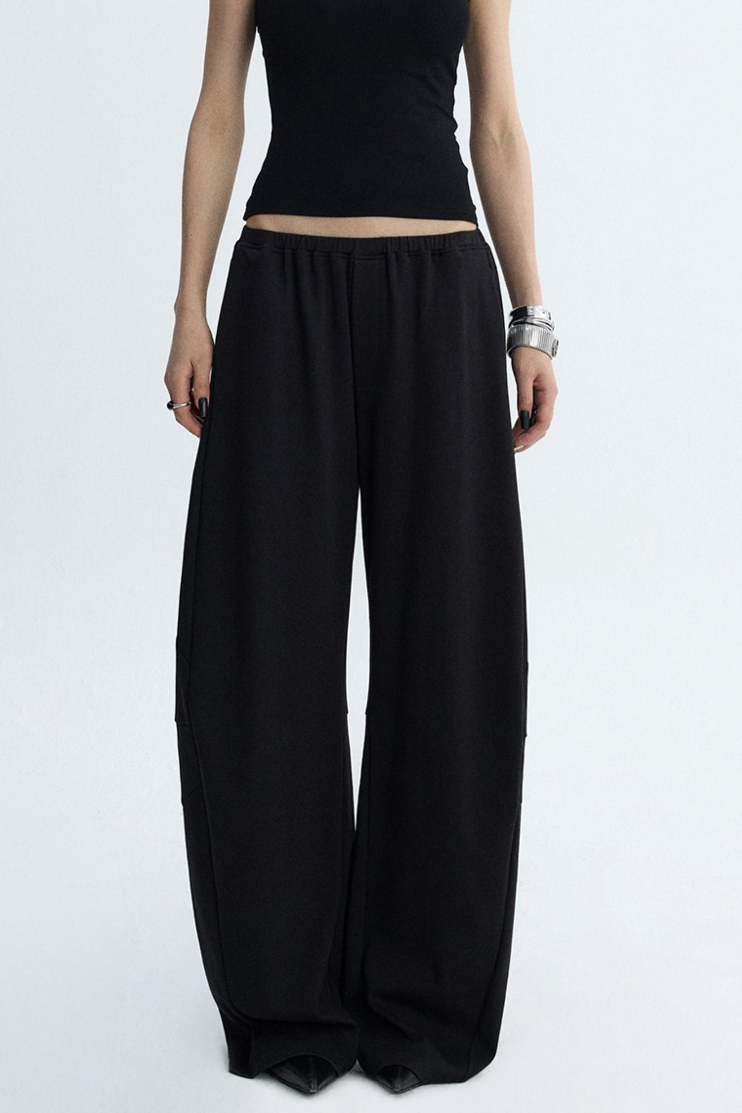 Autumn Elasticated Waist Womens Trousers