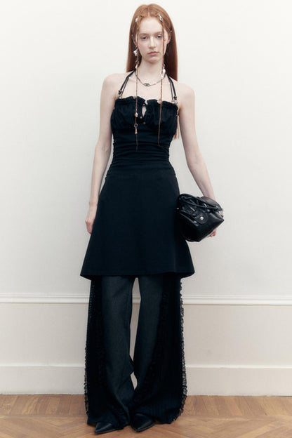 Black Beaded Summer Dress