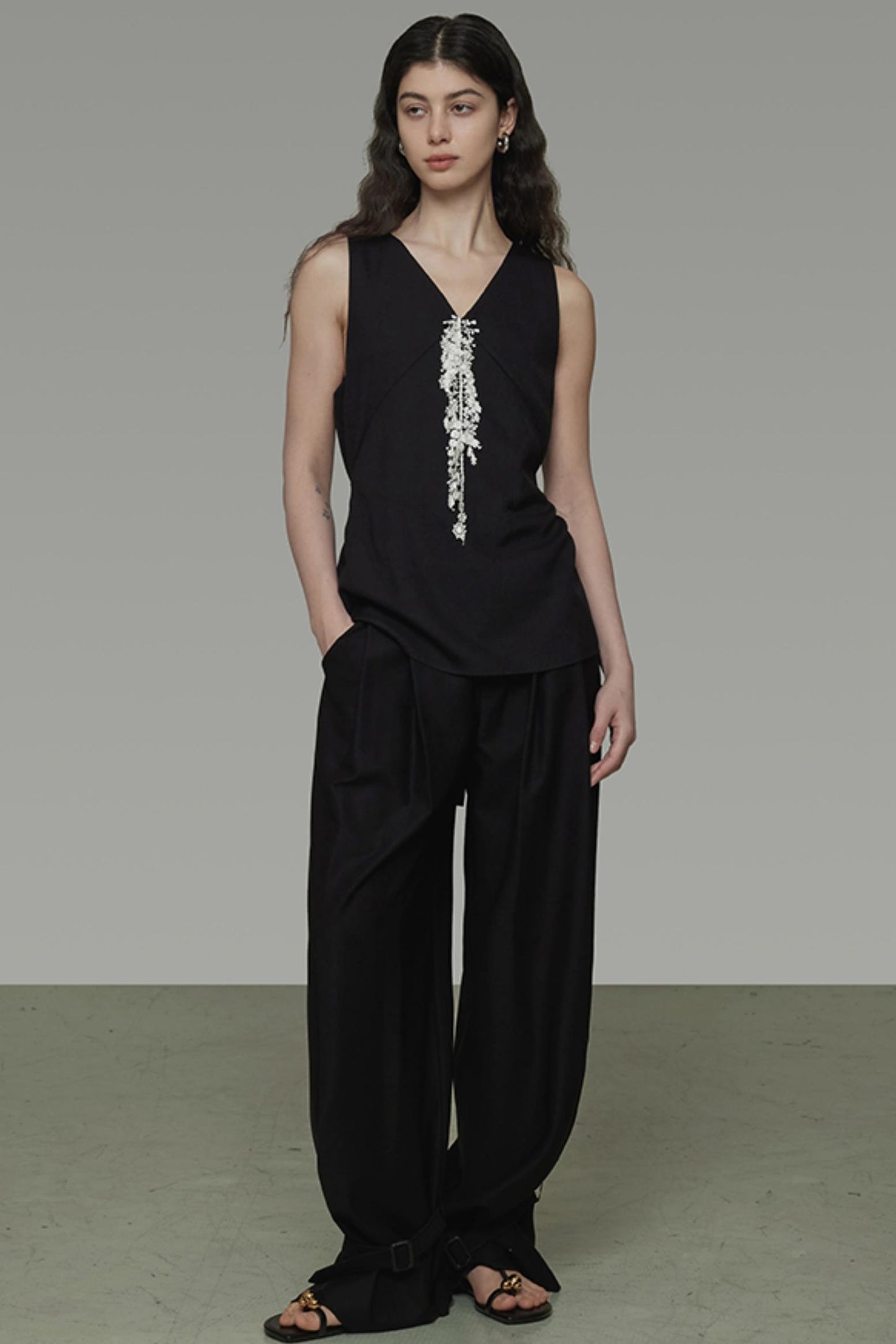 Lace Tassel Summer Vest