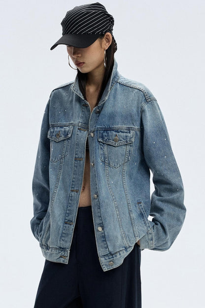 Diamond Blue Denim Jacket