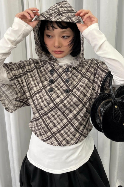 Striped Hooded Sweatshirt