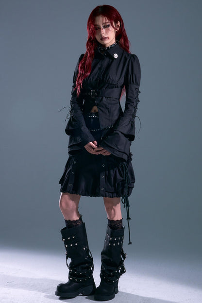 Gothic Flared Sleeves Top