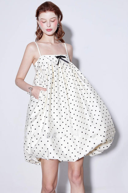 Vintage Polka Dot Camisole Dress