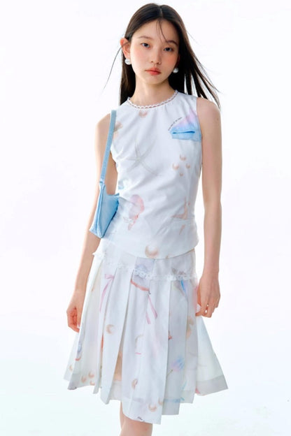 Starfish Pleated Skirt Set-Up