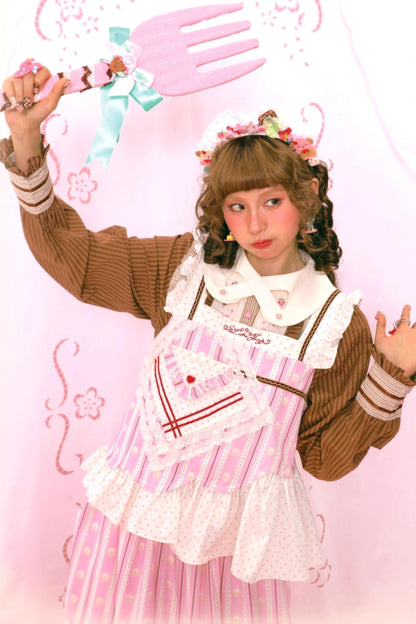 Sweet Pink Lace Vest