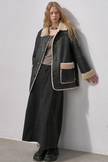 Pure Cotton Asymmetrical Skirt