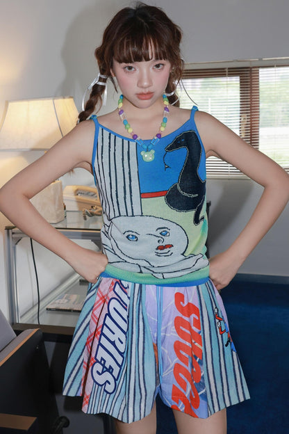 Purple Quirk Summer Shorts