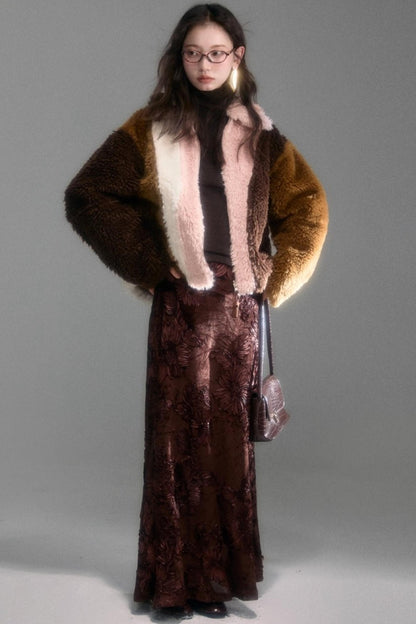 Castle Vine Velvet Skirt