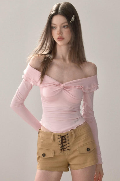Lace-Up Summer Shorts