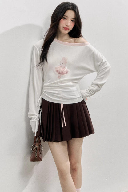 Rabbit Cotton Long-Sleeved T-Shirt