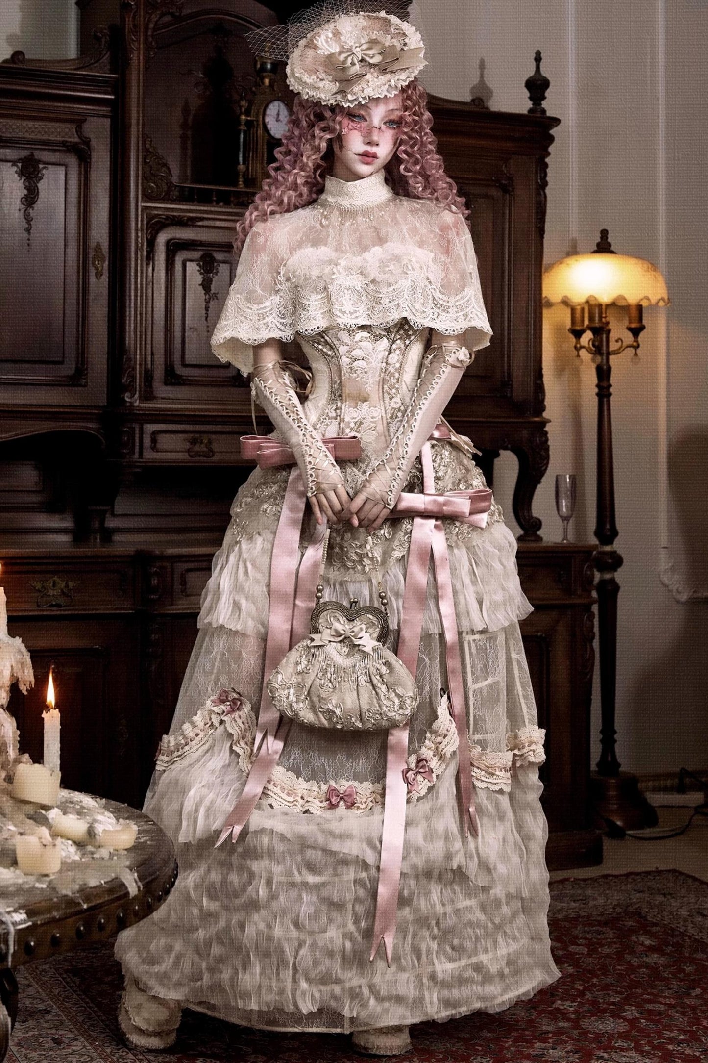 Eros Vintage Lace Cape