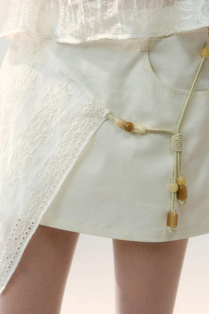 Ink Pearl Layered Skirt