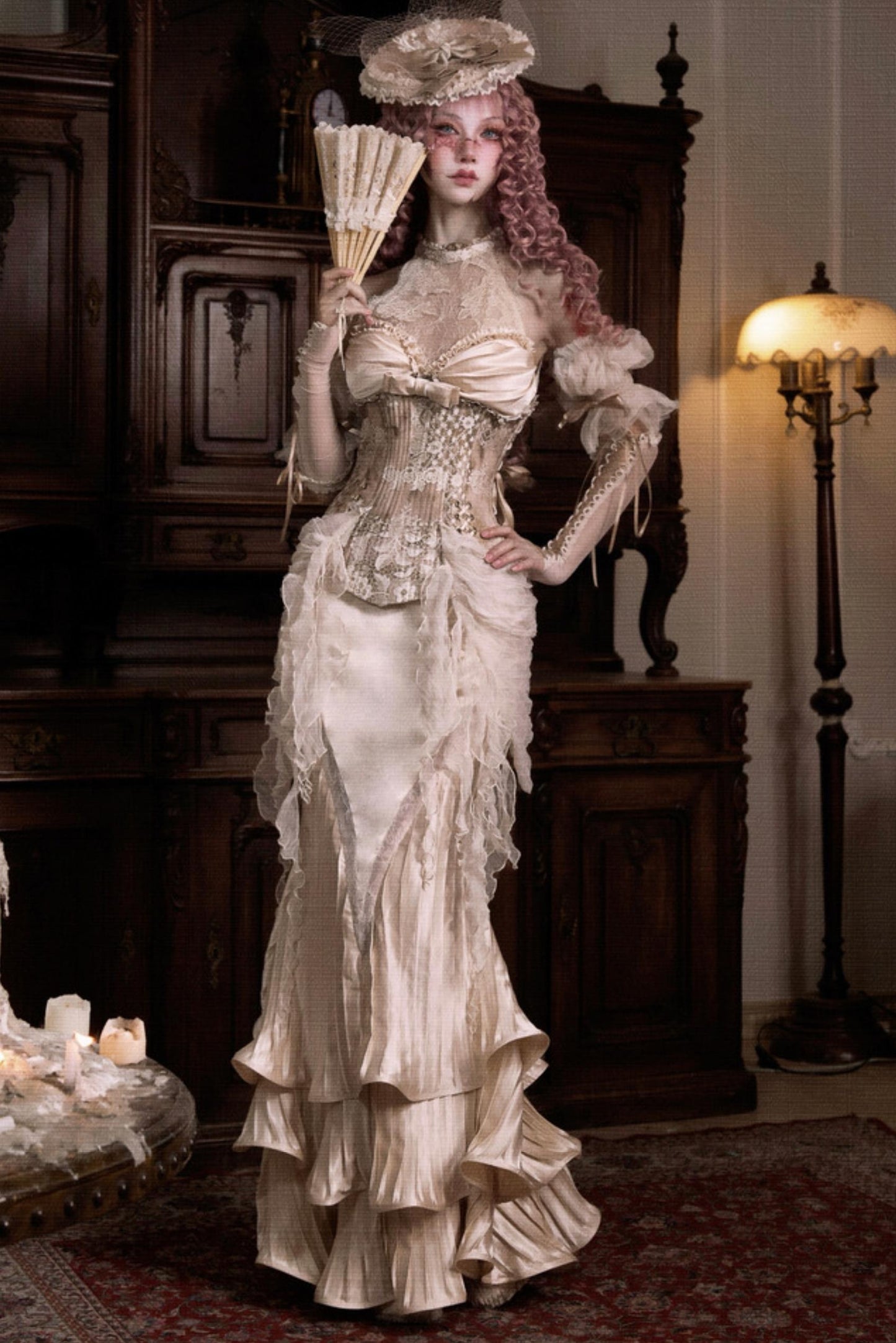 Rococo Satin Mermaid Skirt