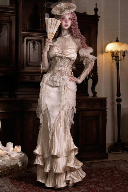 Rococo Satin Mermaid Skirt