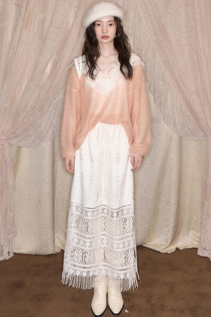 Original Monologue Fringe Skirt