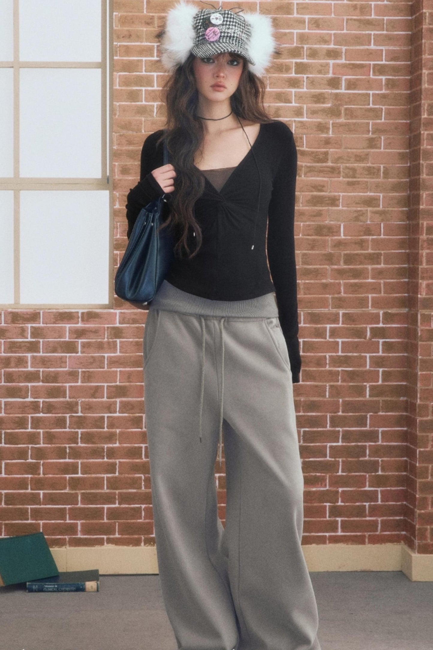 Simple Gray Fleece Sweatpants